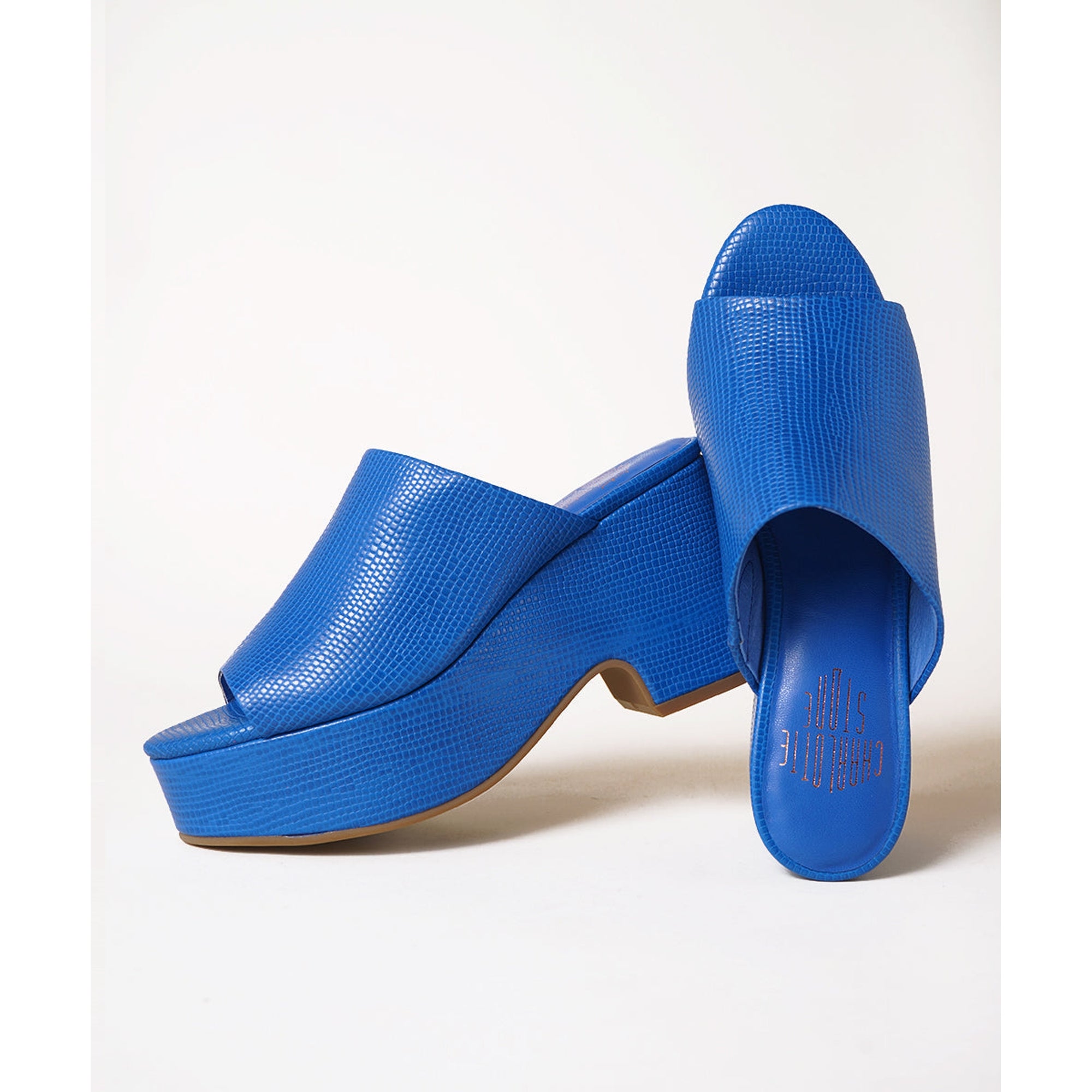 Ellery Platform Sandal | Azure