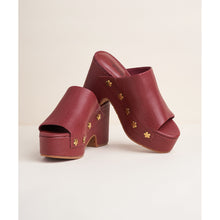 Ellery Platform Sandal | Merlot