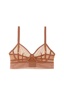 Bare Underwire Full Cup Longline Bra | Ginger