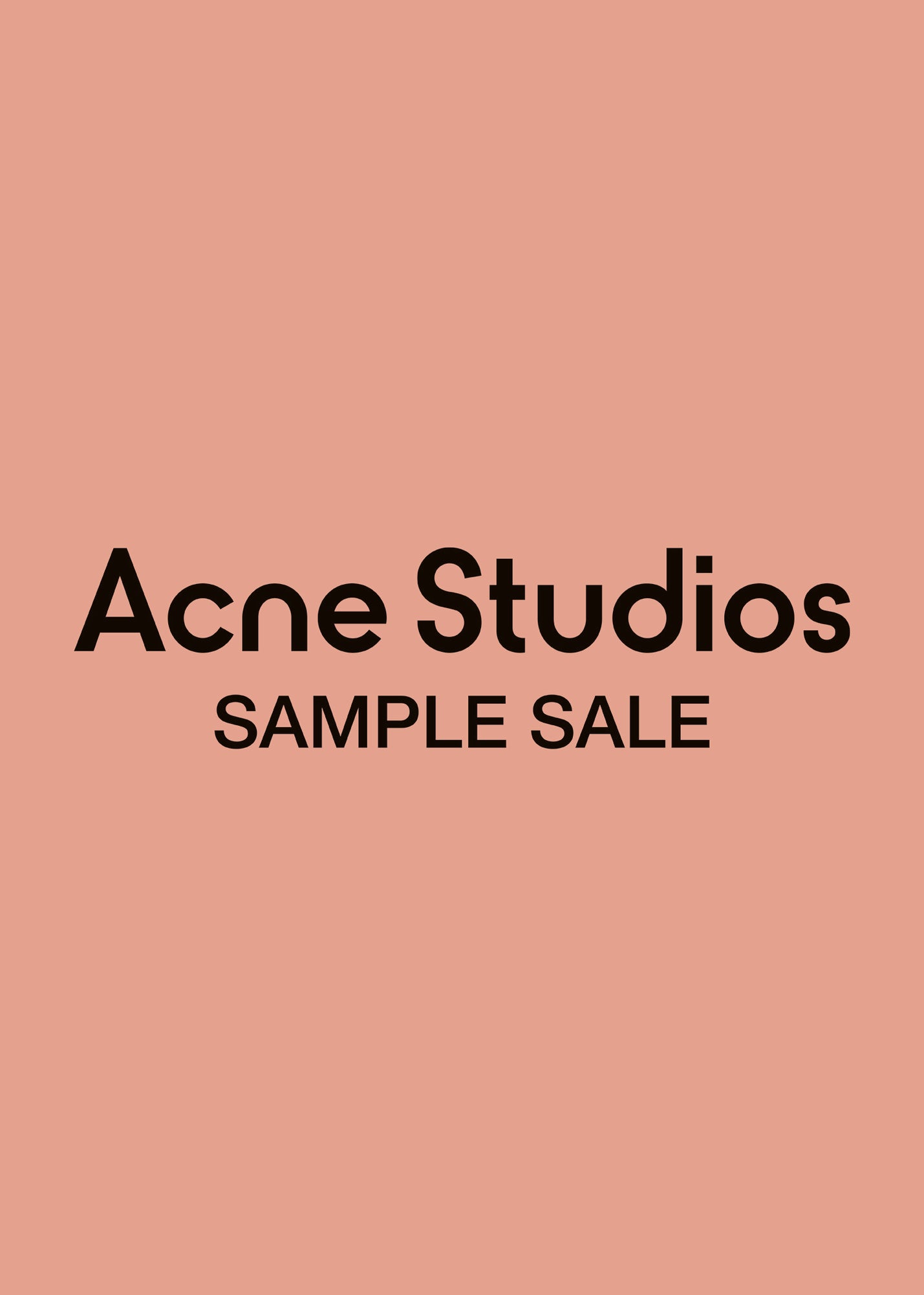 [IC] Acne Studios VIP + Line Pass, Flagship