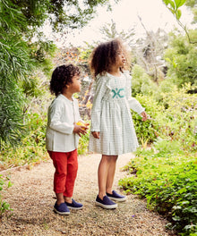 Girls | Emily Dress | Green/Multi