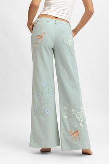 Women | Lauren Embroidered Pants | Enchantment
