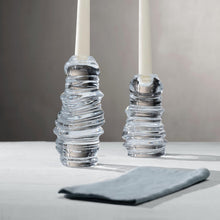Eos Candle Holder - Long | Clear Crystal