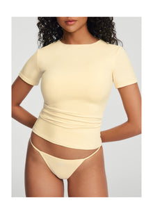 Essential String Thong | Lemon Meringue