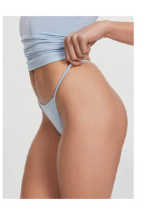 Essential String Thong | Sky Blue