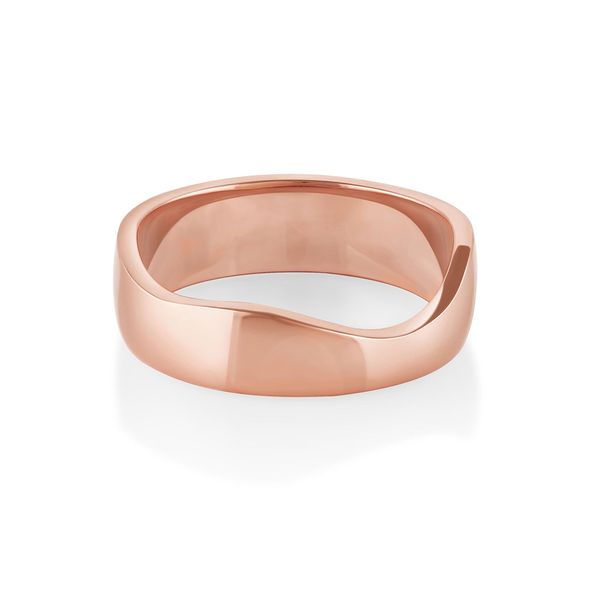 Women | Everyday Reflection Band – 6mm | 14k Rose Gold