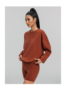 Everyday Active Sweatshirt | Rust Brown