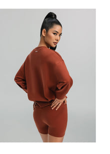 Everyday Active Sweatshirt | Rust Brown