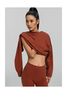 Everyday Active Sweatshirt | Rust Brown