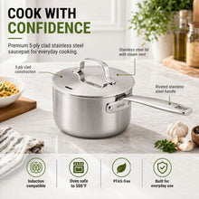 Saucepan with Lid | Silver