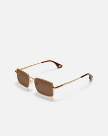 Eze Sunglasses | Gold | Smokey Grey Lens