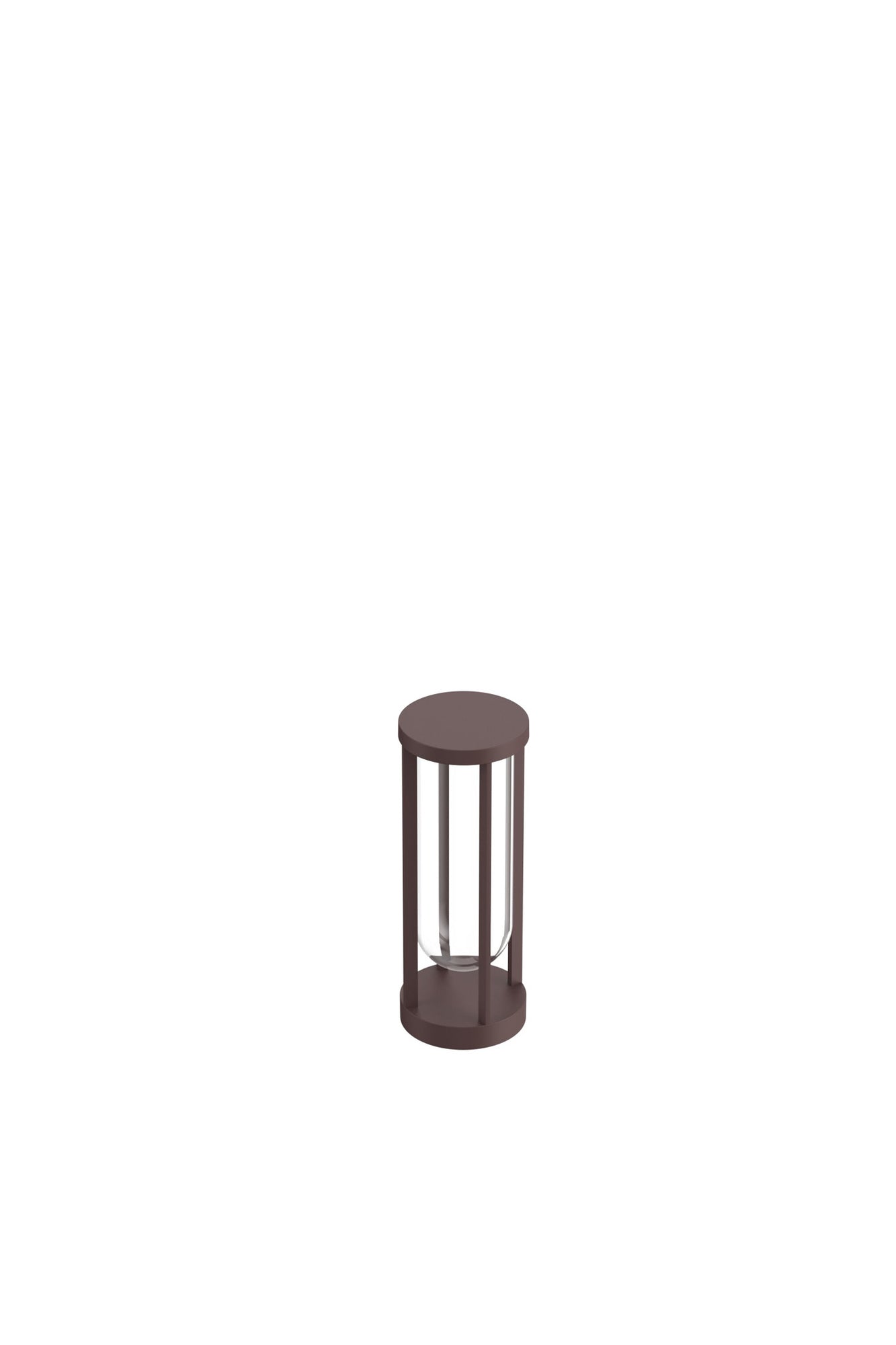 In Vitro Outdoor Bollard 1 H15.7" 3000K | Deep Brown