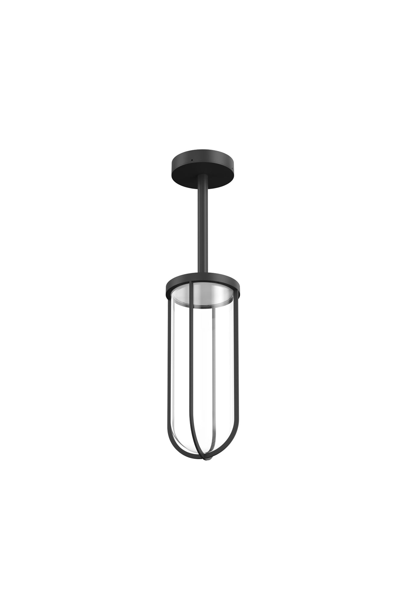 In Vitro Outdoor Bollard H29.3" 2700K 1-10V | Black