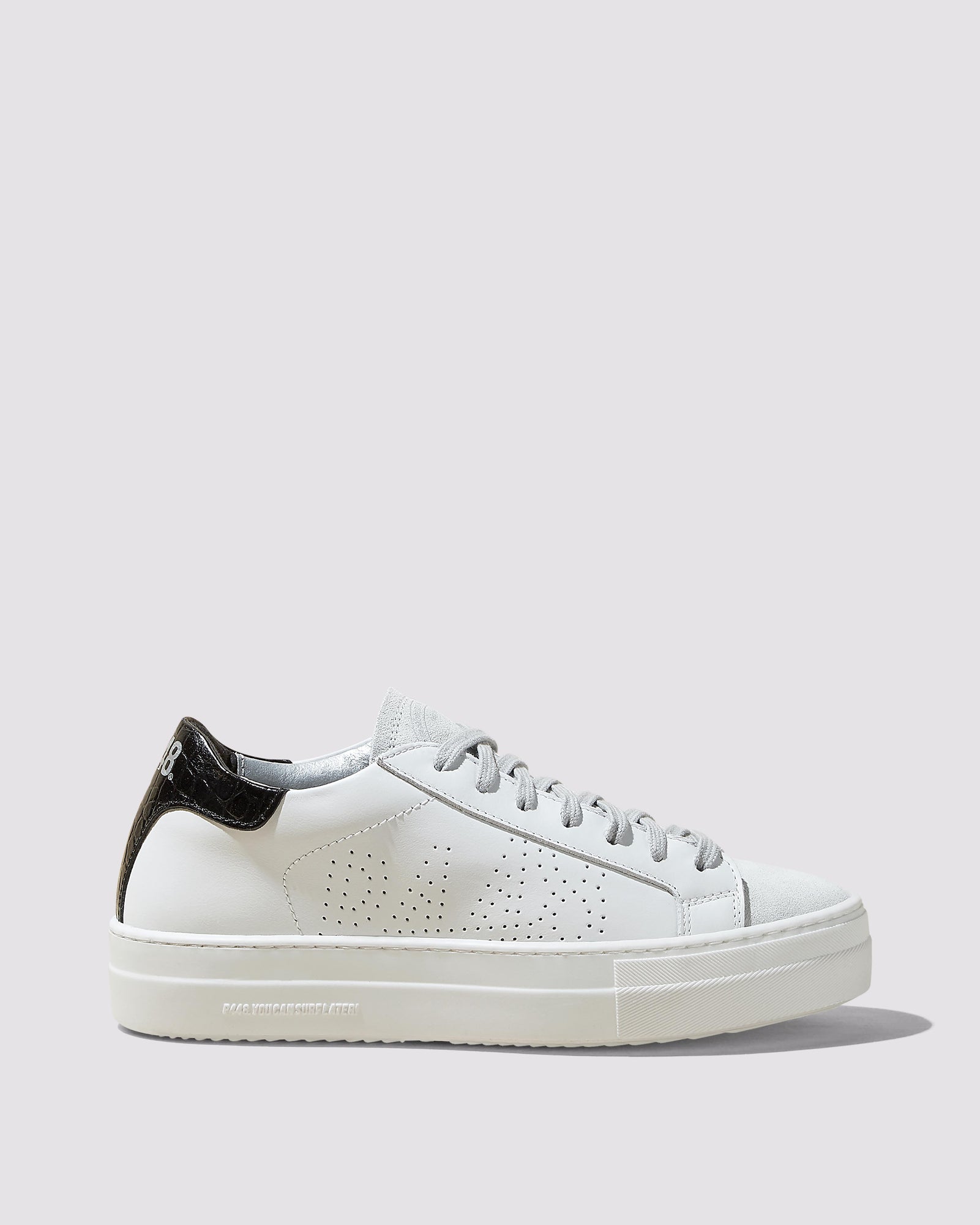 Thea White/Black Sneaker