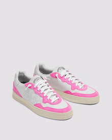 Unisex | Bali Fluo Pink Sneaker | White