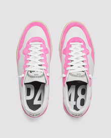 Unisex | Bali Fluo Pink Sneaker | White