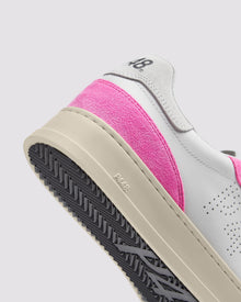Unisex | Bali Fluo Pink Sneaker | White