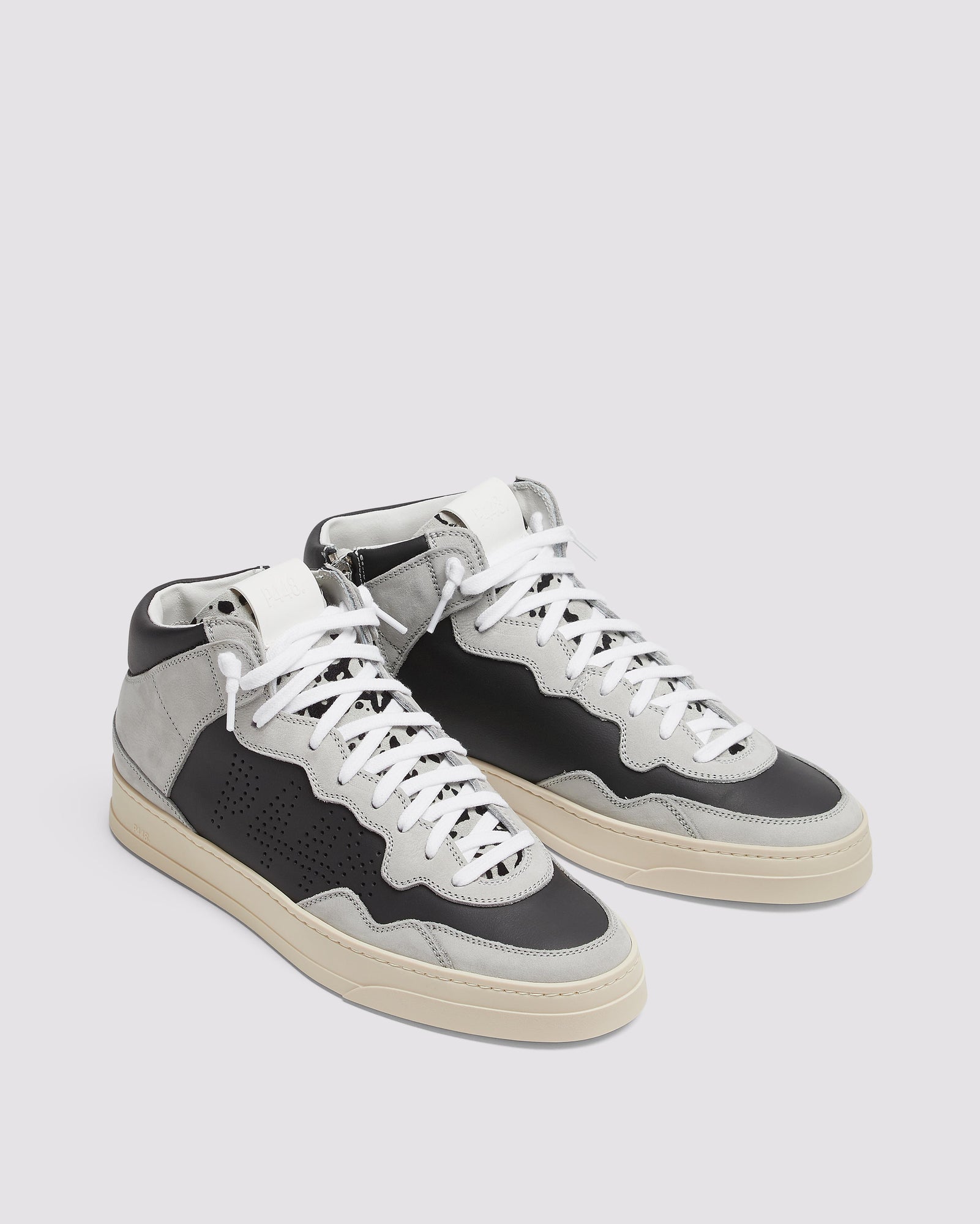 Women | BaliHi Grey Spotted Sneaker | Black