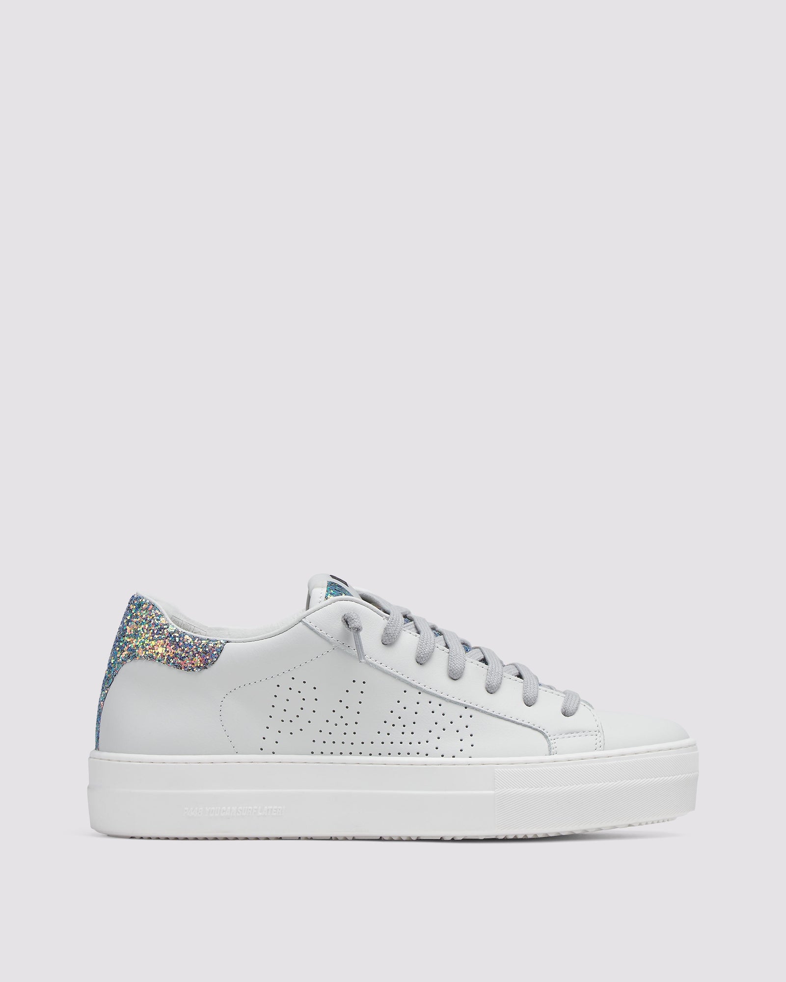 Women | Thea Multi Glitter Sneaker | White
