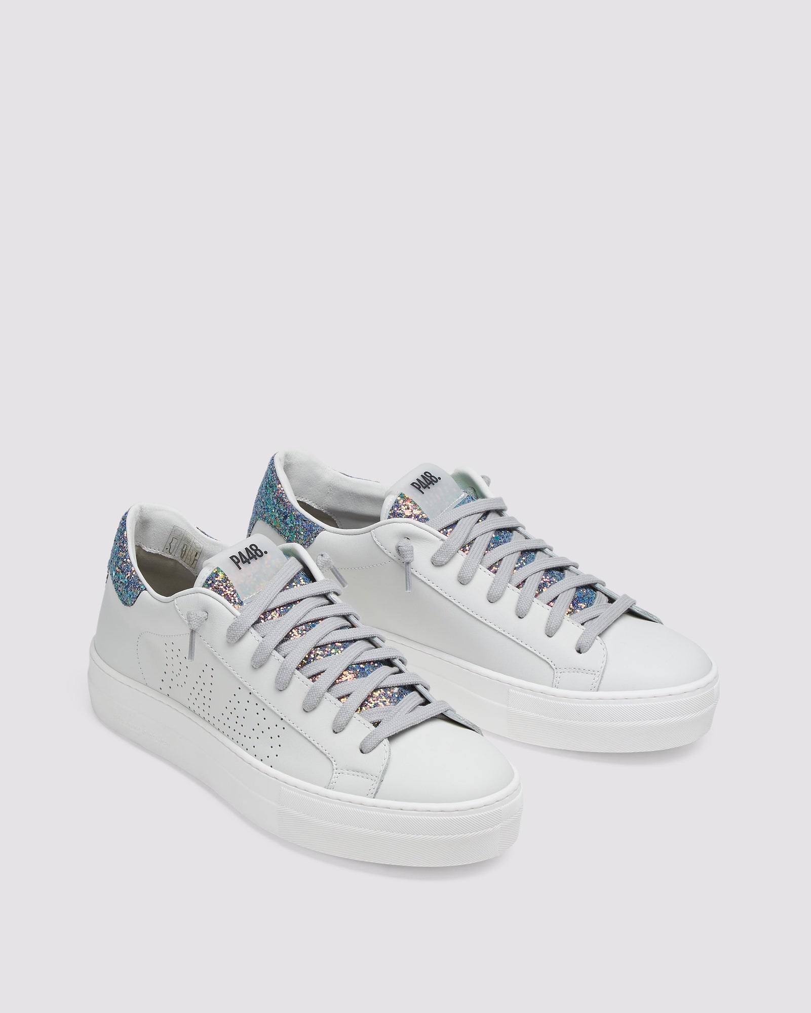 Women | Thea Multi Glitter Sneaker | White