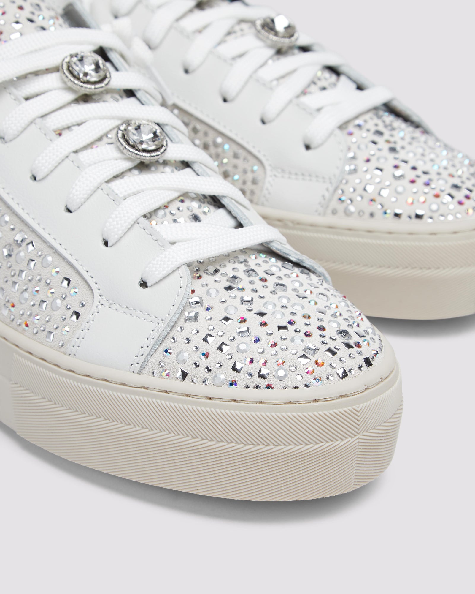 Women | Thea Multi Strass Sneaker | White