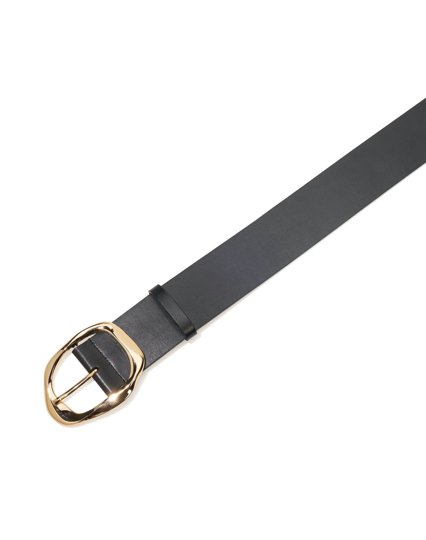 Sculptural Buckle Belt - 50 | Black