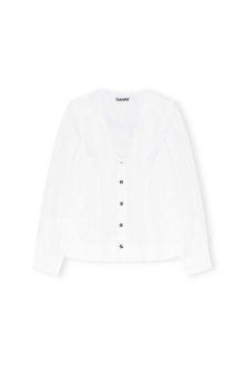 V-Neck Shirt | Bright White