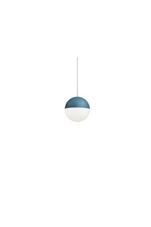 String Light Sphere Suspension 12m | Blue