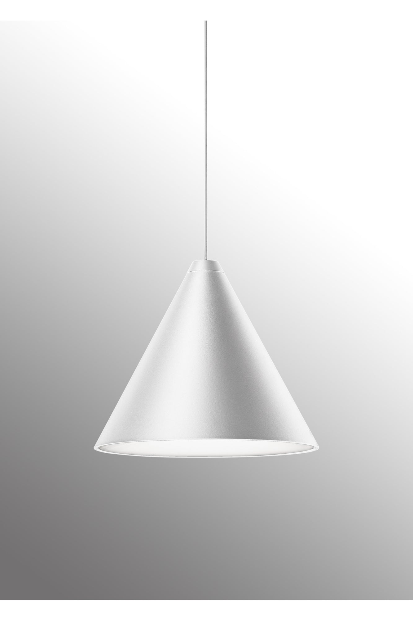 String Light Cone Suspension 12m | White