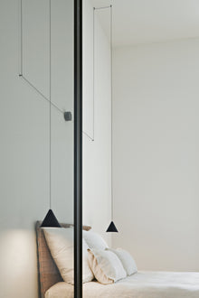 String Light Sphere Suspension 12m App | Blue