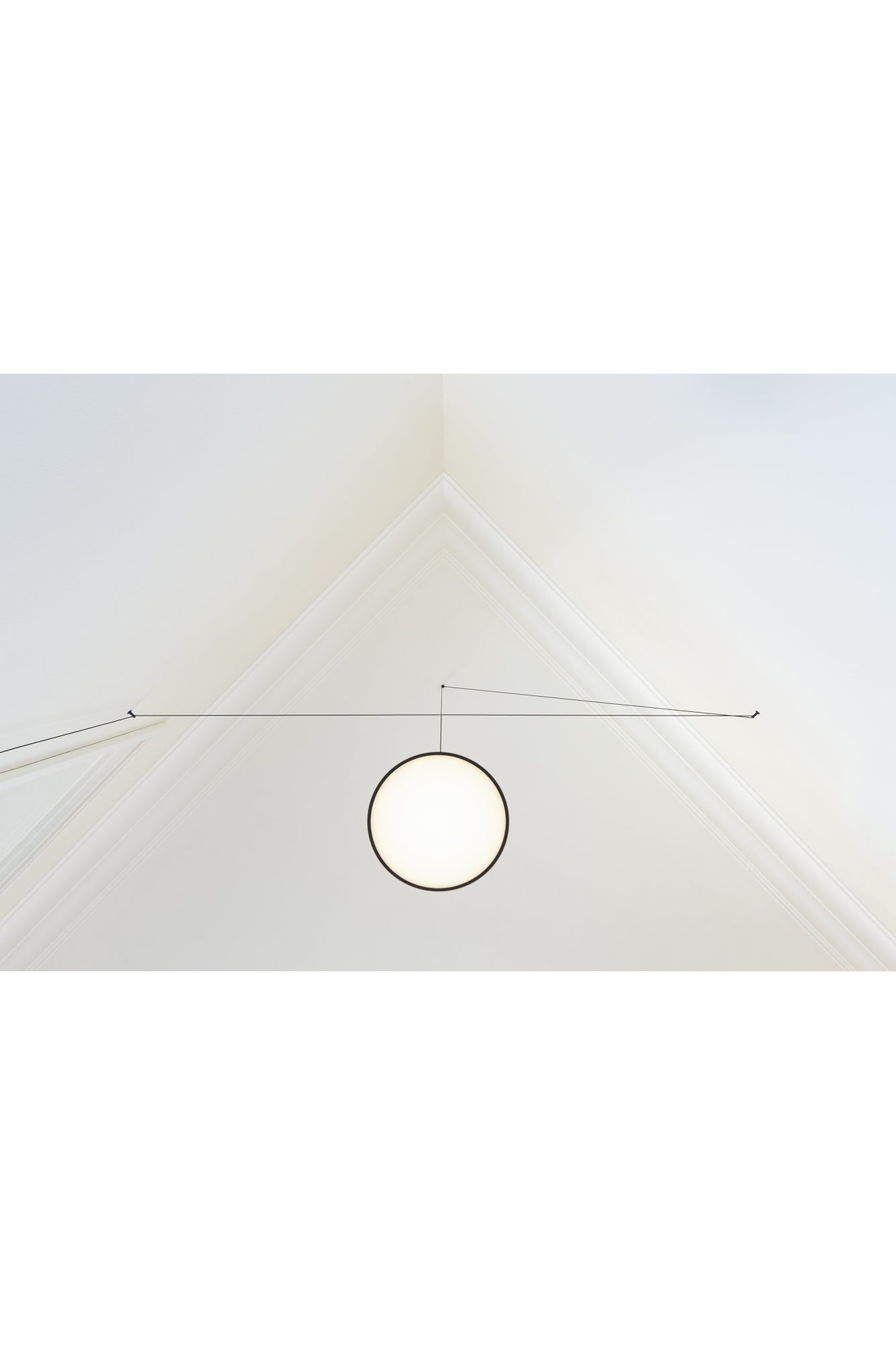 String Light Cone Suspension 12m App | White