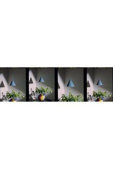 String Light Cone Suspension 22m | Blue