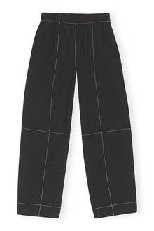 Elasticated Curve Pants | Black