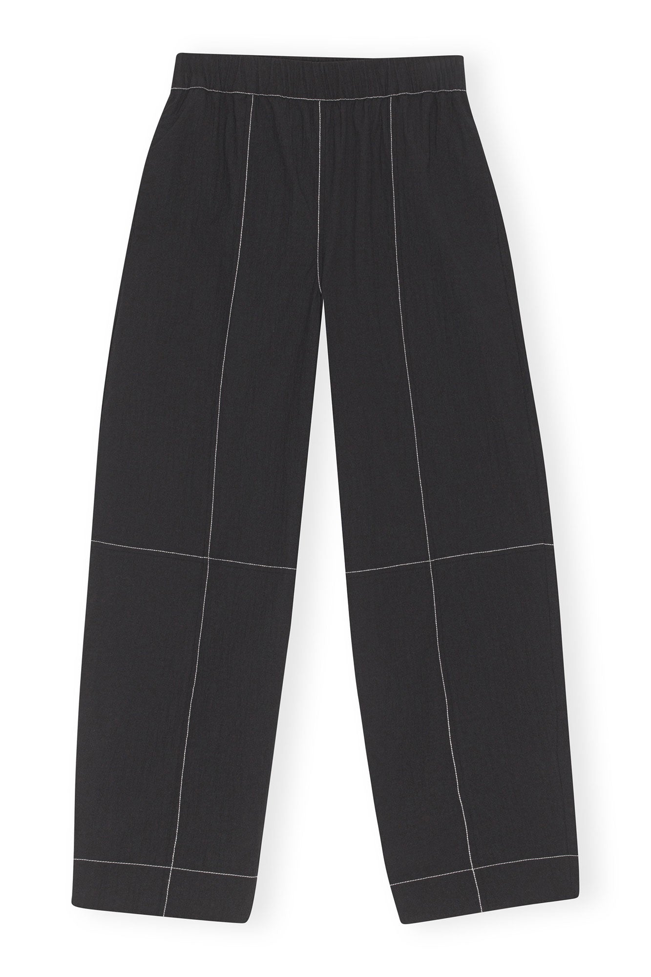Elasticated Curve Pants | Black