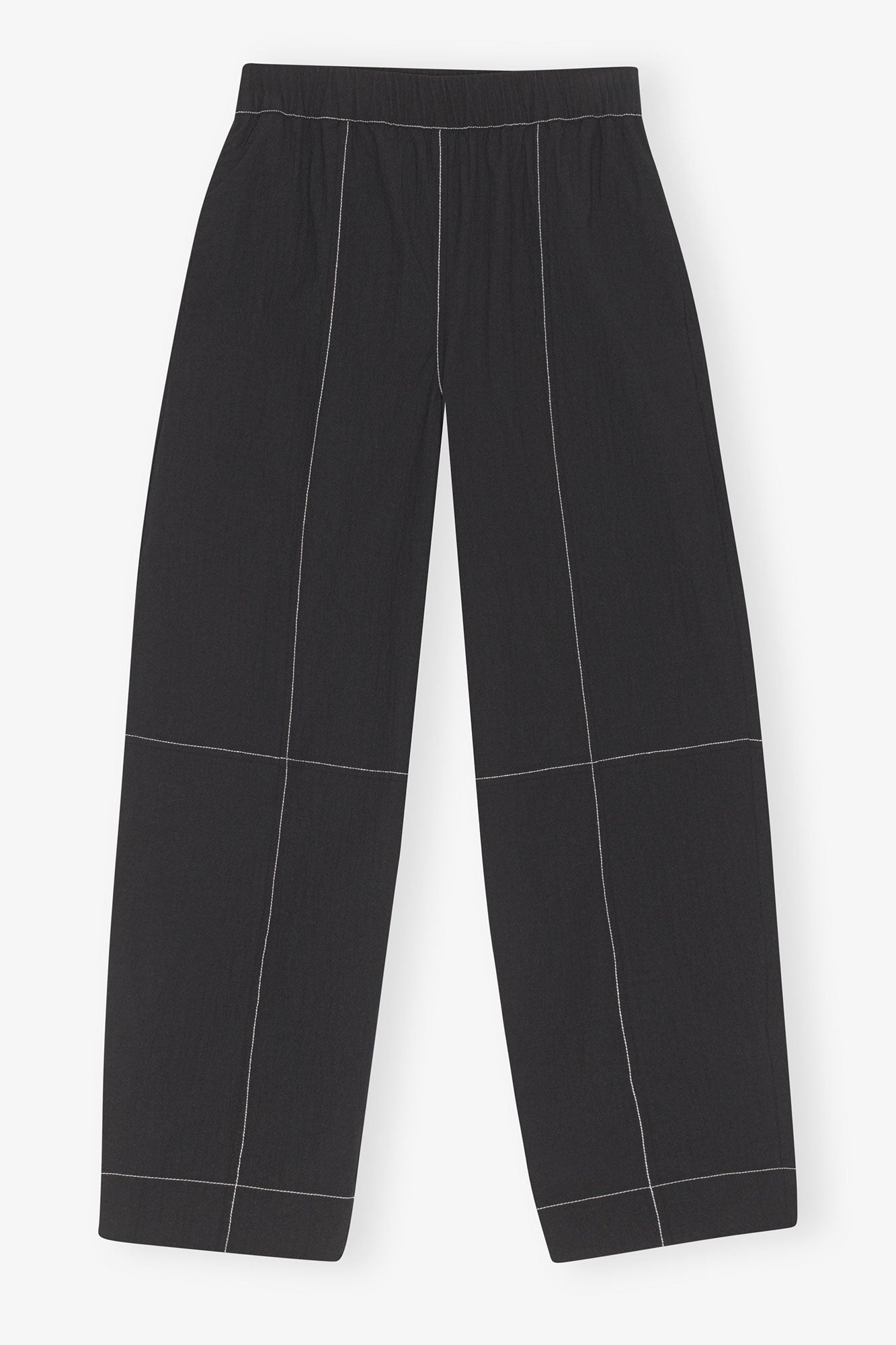 Elasticated Curve Pants | Black