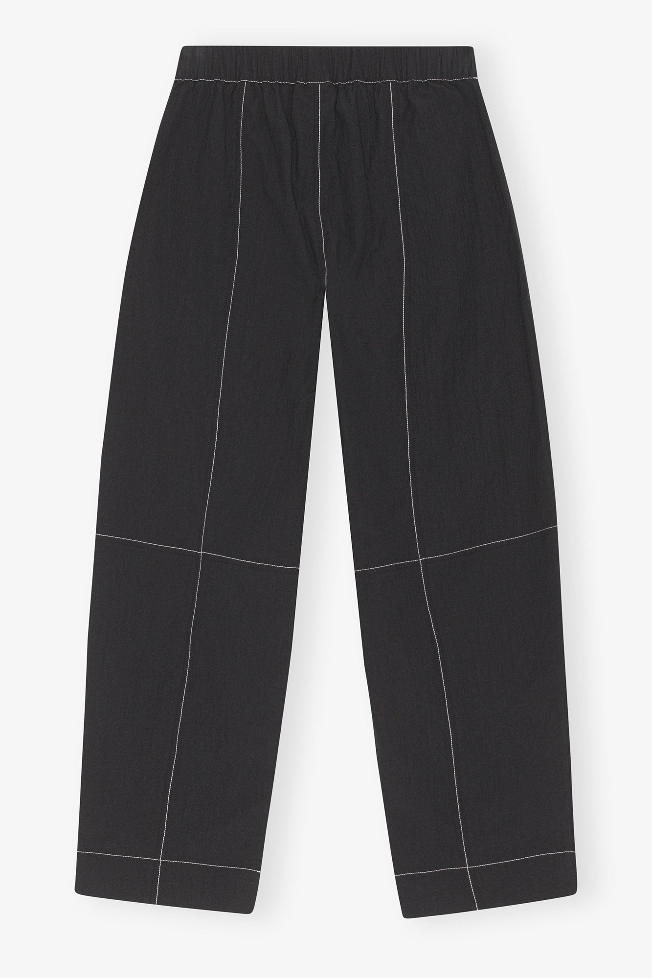 Elasticated Curve Pants | Black