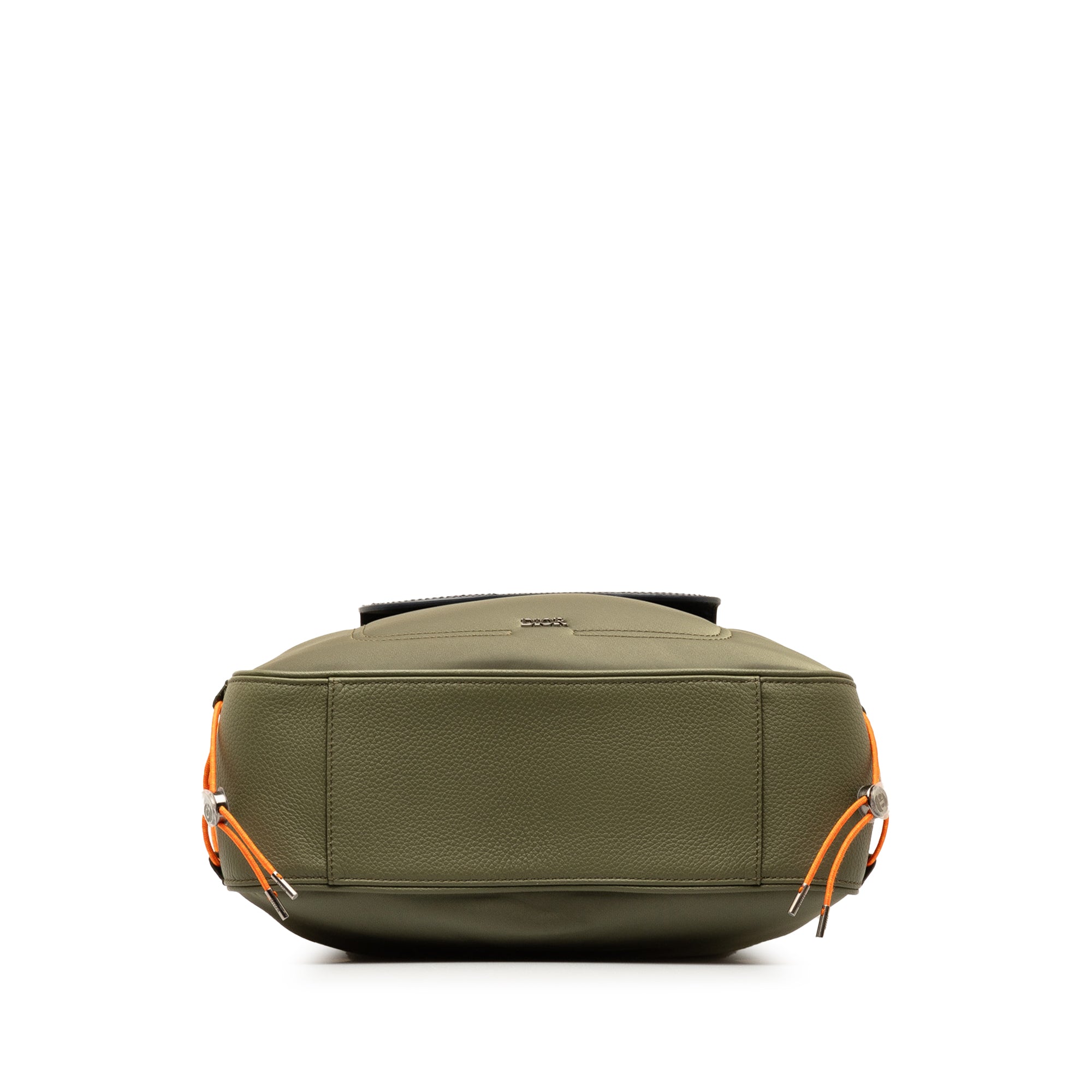 Dior | Pre-Owned x Sacai Saddle Tote | Green/Dark Green