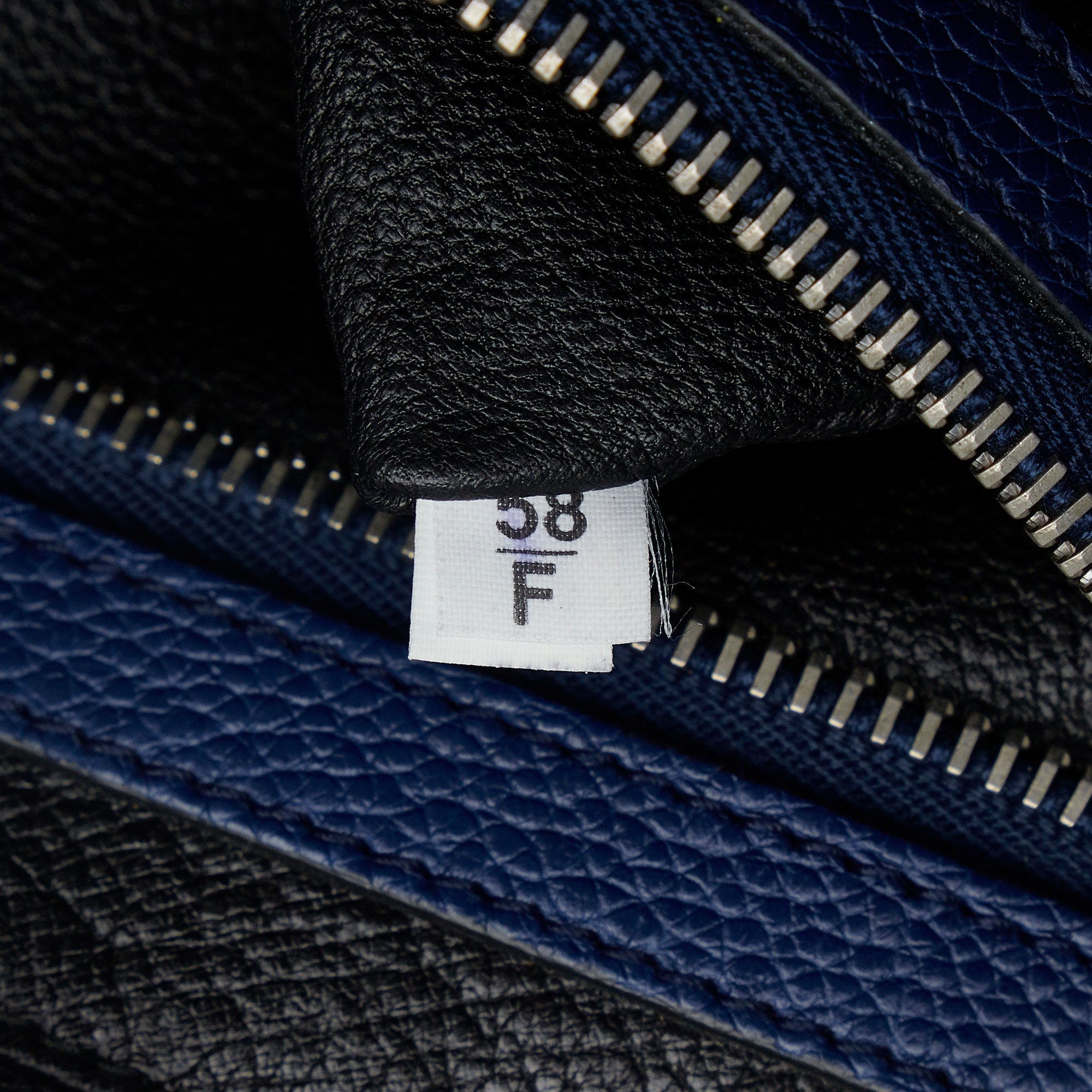 Prada | Pre-Owned Vitello Daino Clutch Bag | Blue