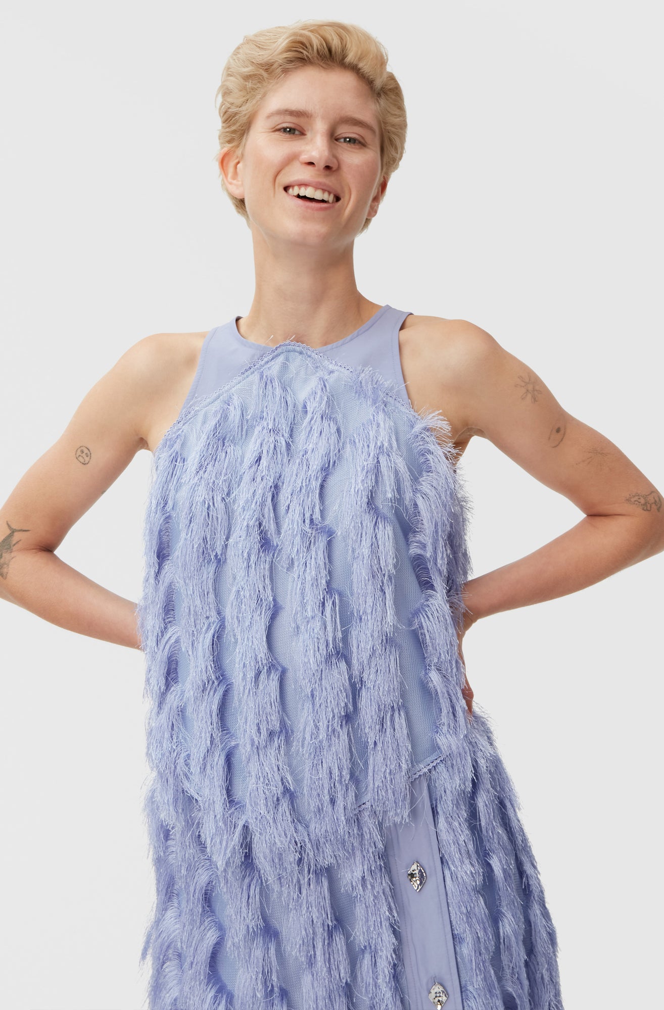 Fringe Top | Persian Violet