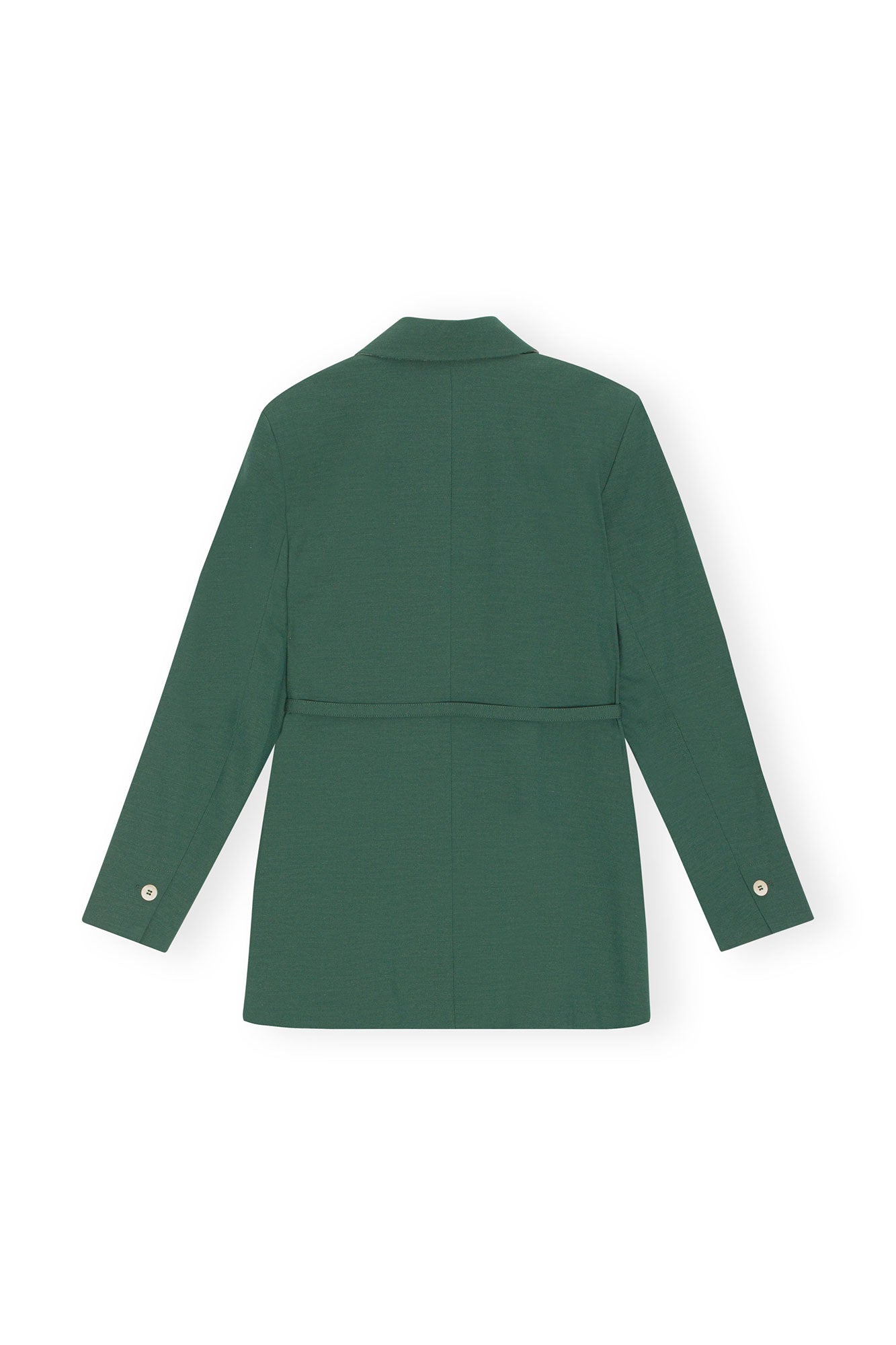 Drapey Melange Blazer | Trekking Green