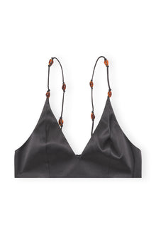 Double Satin Top | Black