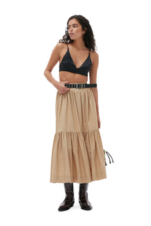 Double Satin Top | Black