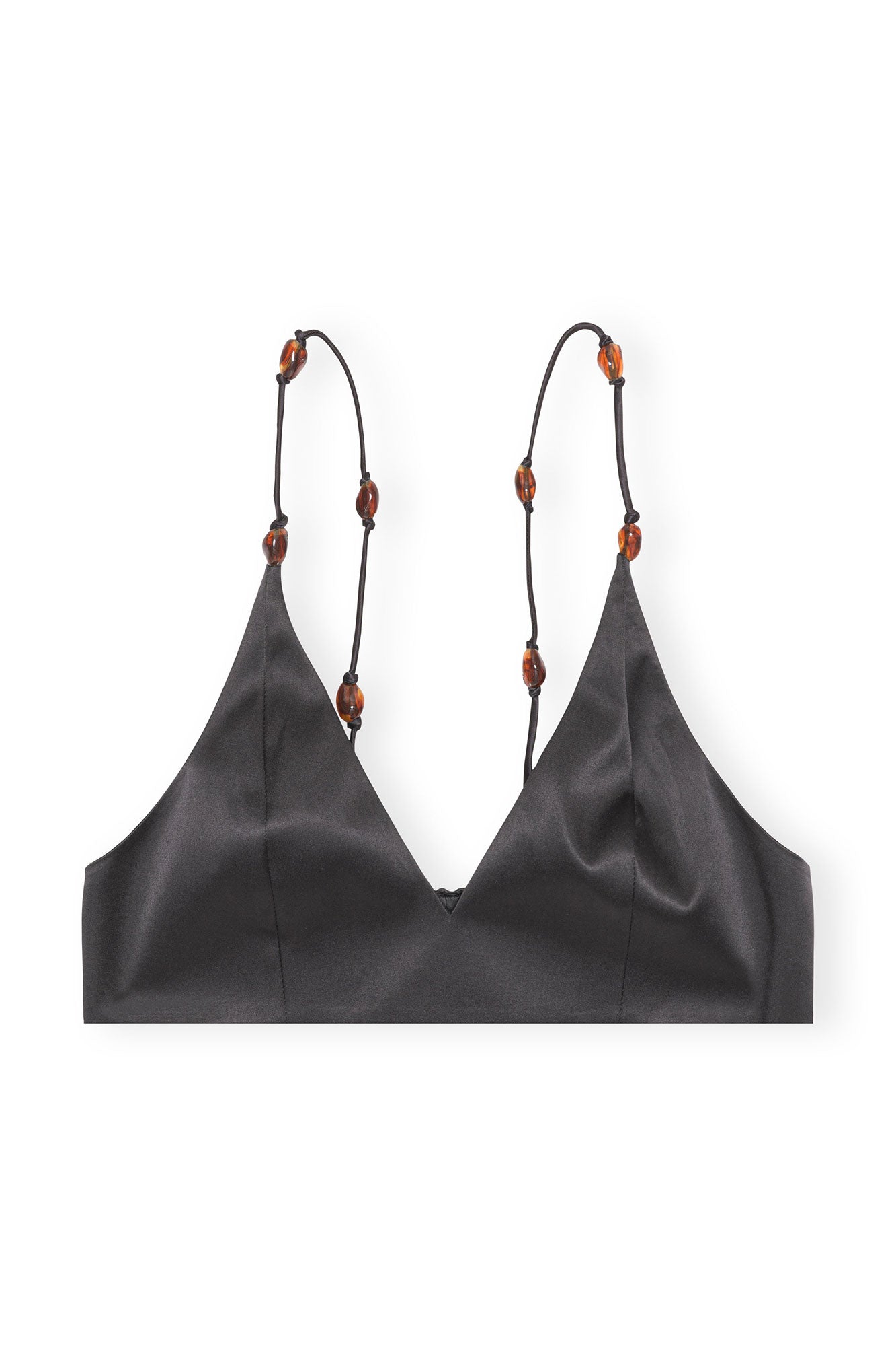 Double Satin Top | Black