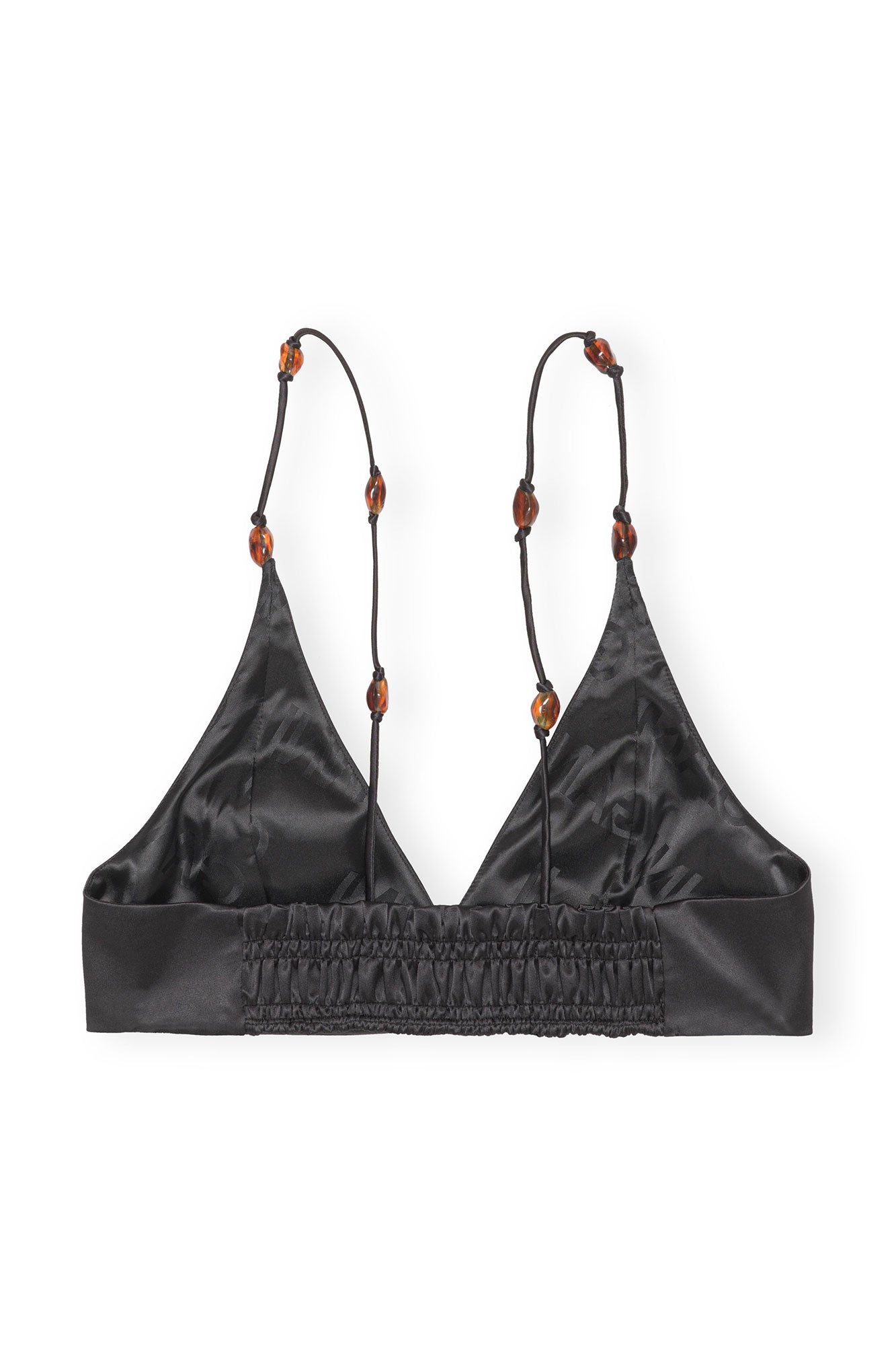 Double Satin Top | Black