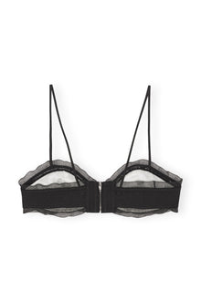 Cotton Suiting Strap Top | Black