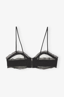 Cotton Suiting Strap Top | Black