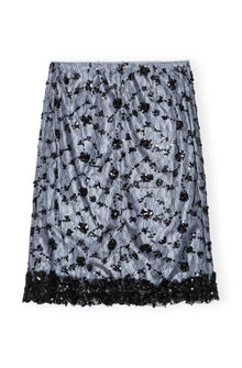 Sequin Lace Skirt | Heather
