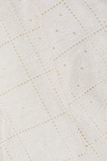 Light Broderie Anglaise Layer Dress | Egret