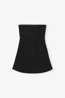 Viscose Stretch Strapless Top | Black