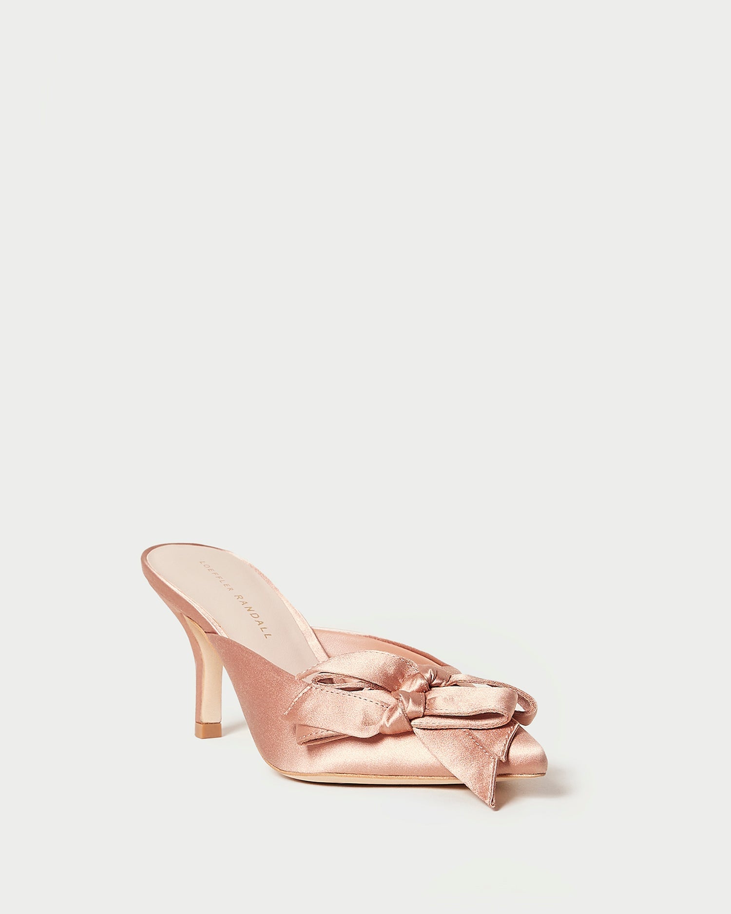 Fabienne Mule | Blush Satin